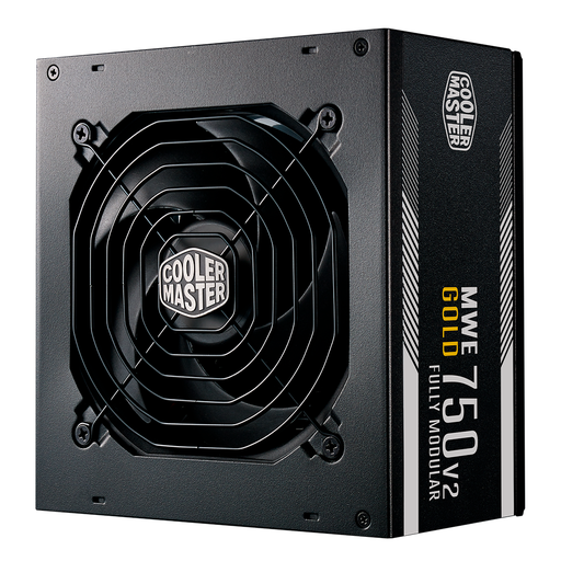 [884102114571] FUENTE COOLER MASTER MWE GOLD 750 V2 ATX 3.0 750W 80 PLUS FULL MODULAR MPE-7501-AFAAG-3U2 11M DE GARANTIA