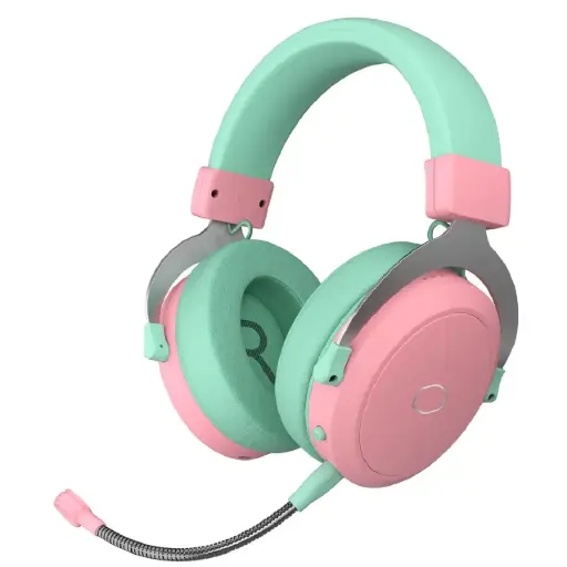 [884102128813] DIADEMA COOLER MASTER CH351 GAMER MACARRON 3.5MM BLUETOOTH USB-C 100HZ-1KHZ MIC FLEXIBLE DESMONTABLE CH-351-MC 11M DE GARANTIA