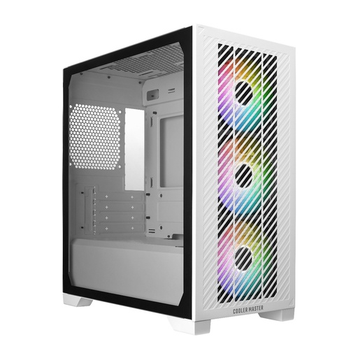 [884102120084] GABINETE COOLER MASTER ELITE 301 ARGB M-ATX BLANCO E301-WGNN-S00 11M DE GARANTIA