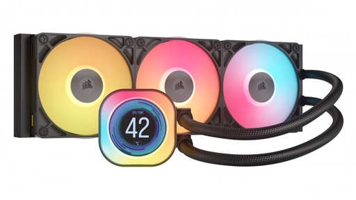 [840440482956] ENFRIAMIENTO CORSAIR ICUE LINK TITAN 360 RX LCD RGB NEGRO LGA 1851 AM5 CW-9061023-WW 11M DE GARANTIA