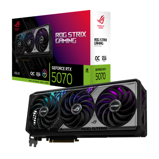 [197105970342] TARJETA DE VIDEO NVIDIA RTX5070 12GB OC GDDR7 ASUS ROG STRIX 90YV0M80-M0AA00 12M DE GARANTIA