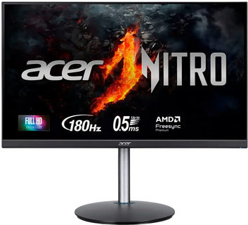 [195133172318] MONITOR ACER GAMER NITRO XF243Y M3BMIIPRX 23.8" 0.5MS 180HZ IPS FHD FREESYNC HDMI DP UM.QX3AA.303 11M DE GARANTIA