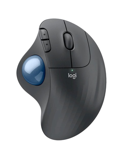 [097855186805] MOUSE LOGITECH ERGO M575S TRACKBALL INALAMBRICO GRAFITO/AZUL 910-007031 11M DE GARANTIA