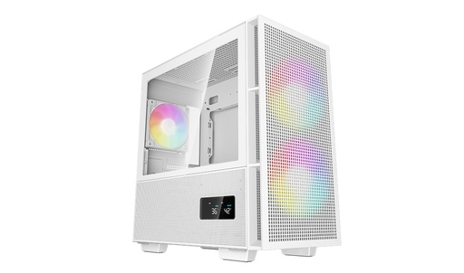 [6933412774686] GABINETE DEEPCOOL CH360 DIGITAL BLANCO M-ATX S/FUENTE CRISTAL R-CH360-WHAPE3D-G-1 1M DE GARANTIA774686