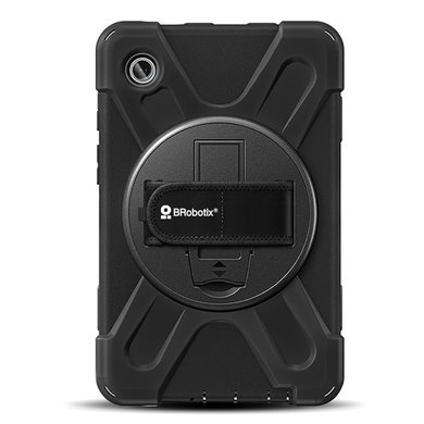 [7500896006597] FUNDA DE USO RUDO BROBOTIX CON CORREA GIRO 360° PARA SAMSUNG SM-X110/X115/X117 6006597 SIN GARANTIA