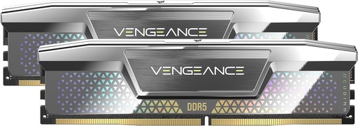[840440495741] RAM CORSAIR DDR5 VENGEANCE CUDIMM 2X24 48GB 8000 PLATA CMKC48GX5M2X8000C38 11M DE GARANTIA