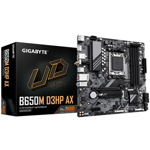 [889523040584] MOTHER AMD B650M D3HP AX GIGABYTE AM5 4xDDR5 256GB M-ATX 1AÑO DE GARANTIA