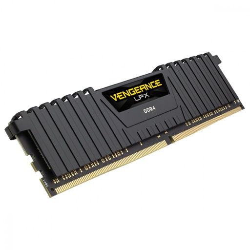 [840006629603] RAM CORSAIR DDR4 VENGEANCE LPX 1X8 8GB 3200 NEGRO CMK8GX4M1Z3200C16 1AÑO DE GARANTIA