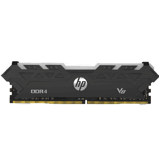 [193905243174] RAM HP V8 DDR4  8GB 3600 NEGRORGB 7EH92AA 1AÑO DE GARANTIA
