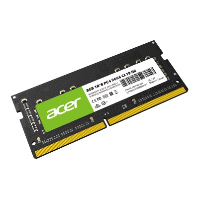 [887184012100] RAM ACER SD100 SODDR LAP 8GB 1X8 2666MHZ NEGRO BL.9BWWA.204 12M DE GARANTIA