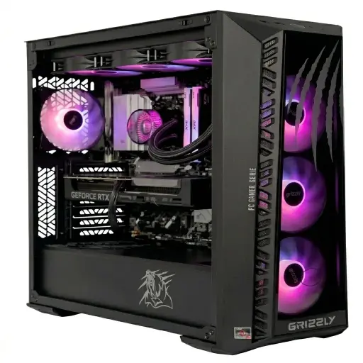 [662987044028] PC GAMER GRIZZLY AMD RYZEN 7 7700X 4.5GHZ RTX5060TI 32GB NV3 2TB WIFI BT PG-AMD066 12M DE GARANTIA
