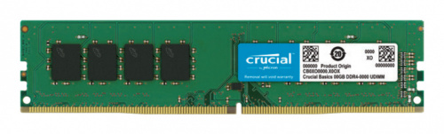 [649528940063] RAM CRUCIAL BASICS DDR4 8GB 3200 CB8GU3200  1AÑO DE GARANTIA