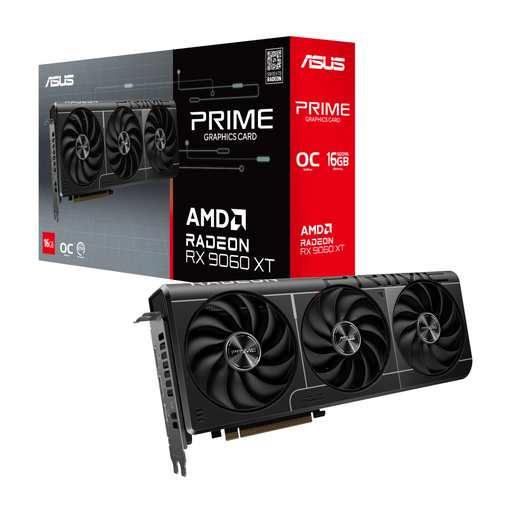 [197105998858] TARJETA DE VIDEO RADEON RX9060XT OC 16GB GDDR6 ASUS PRIME 90YV0LF1-MVAA00 1AÑO DE GARANTIA