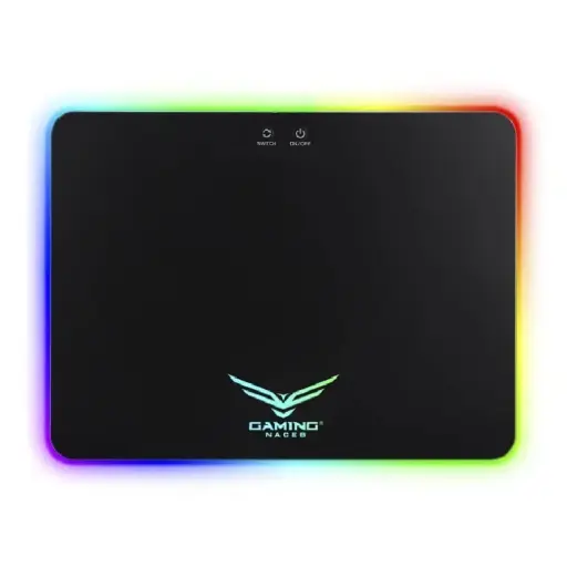 [7502262808316] MOUSEPAD NACEB NA-0927 RIGIDO RGB NEGRO PCV NA-0927 1M DE GARANTIA