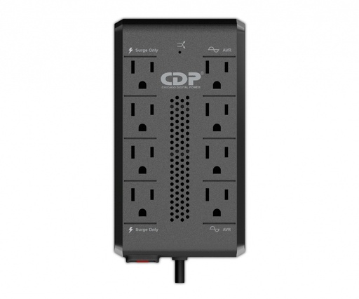 [879071007122] REGULADOR DE VOLTAJE 1410VA 700W RAVR1408 CDP 8C 1AÑO DE GARANTIA