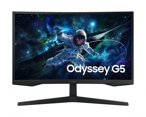 [8806095344690] MONITOR 27 SAMSUNG ODYSSEY G5 1MS 165HZ QHD GAMER VA CURVO FREESYNC LS27CG552ELXZX GARANTIA CON FABRICANTE