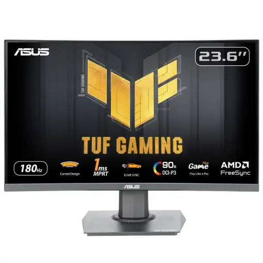 [197105530034] MONITOR 24 ASUS VG24VQER 1MS 180HZ FULL HD VA ANTI-GLARE FREESYNC DP HDMI 90LM0AF0-B01170 12M DE GARANTIA