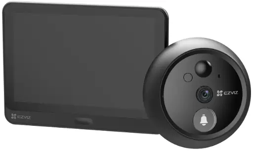 [6941545621616] VIDEOPORTERO EZVIZ CS-HP4 MONITOR CAMARA 2MP MSD 512GB WIFI ALTAVOZ 11M DE GARANTIA