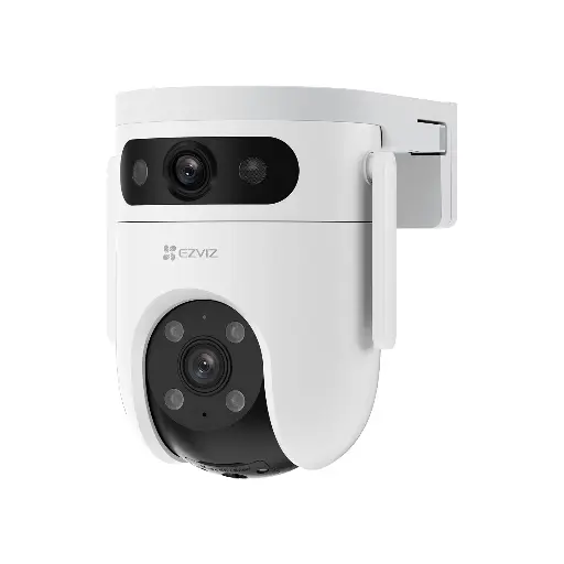 [6941545622002] CAMARA DE SEGURIDAD EZVIZ H9C 3K DUAL (5MP+5MP) FHD MAX-512GB MICRO SD BLANCO CS-H9C 11M DE GARANTIA