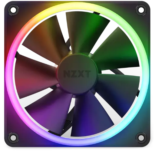 [810074843027] VENTILADOR NZXT F120 RGB CORE NEGRO 120MM RF-C12SF-B1 11M DE GARANTIA