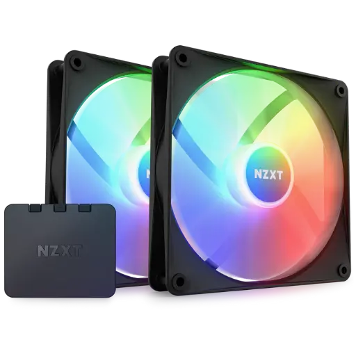 [810074843089] VENTILADOR NZXT F140 RGB CORE NEGRO 140MM RF-C14DF-B1 11M DE GARANTIA