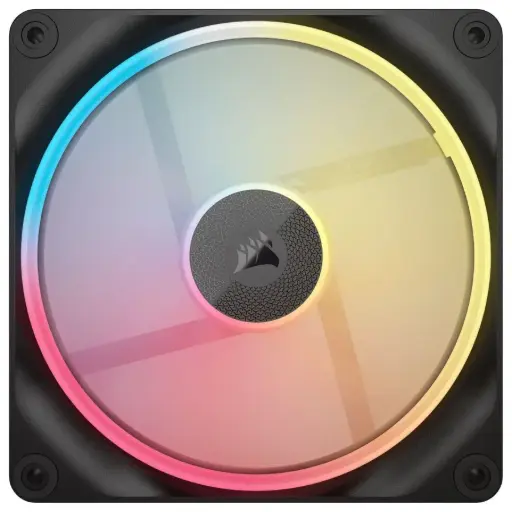 [840006688716] VENTILADOR CORSAIR ICUE LINK LX140 KIT 2X1 RGB 140MM NEGRO CO-9051052-WW 11M DE GARANTIA