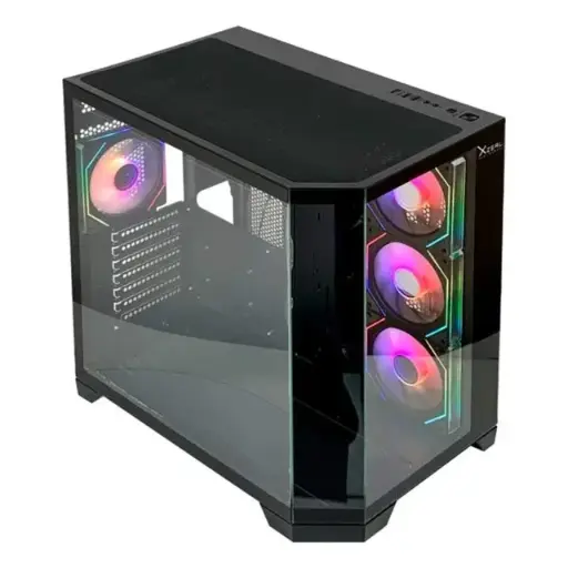 [7503053078161] GABINETE XZEAL XZ150 RGB 4VEN S/FUENTE NEGRO ATX/MICRO-ATX XZGAXT1B DIRECTO CON EL FABRICANTE