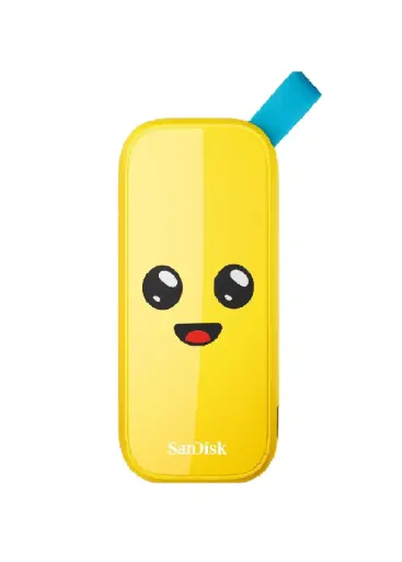 [619659216078] SSD EXTERNO SANDISK 2TB USB 3.2 800MB/S EDICION PEELY AMARILLO SDSSDE30-2T00-G25F 12M DE GARANTIA