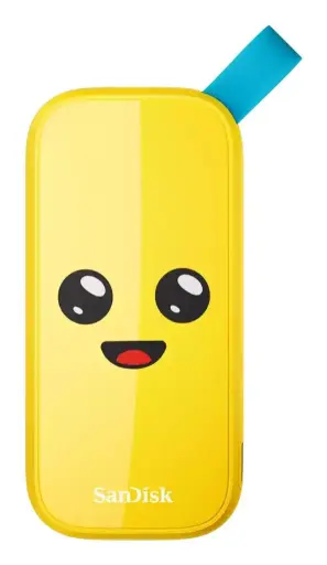 [619659216078] SSD EXTERNO SANDISK 2TB USB 3.2 800MB/S EDICION PEELY AMARILLO SDSSDE30-2T00-G25F 1AÑO DE GARANTIA