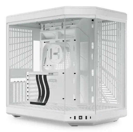 [848604045665] GABINETE HYTE Y70 EATX S/FUENTE CRISTAL BLANCO CS-HYTE-Y70-WW 11M DE GARANTIA 