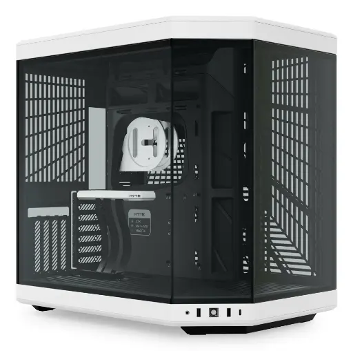 [848604045658] GABINETE HYTE Y70 EATX S/FUENTE CRISTAL NEGRO/BLANCO CS-HYTE-Y70-BW 11M DE GARANTIA 