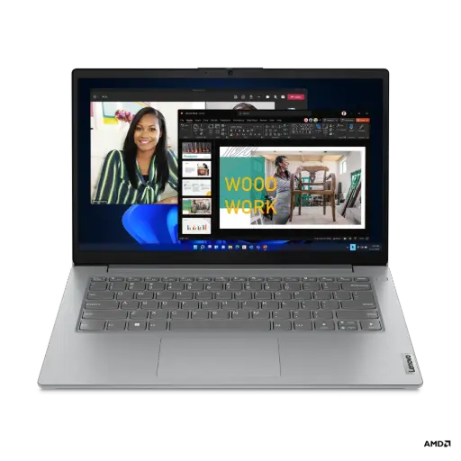 [197528633992] LAPTOP LENOVO V14 RYZEN 5 7520U 512GB SSD 16GB DDR5 14" FHD W11P GRIS V14 G4 AMN 82YT00Q7LM GARANTIA CON FABRICANTE
