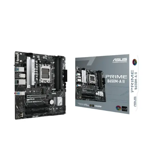 [197105025516] MOTHER AMD B650M-A II ASUS PRIME AM5 4xDDR5 192GB M-ATX 90MB1EH0-M0EAY0 12M DE GARANTIA