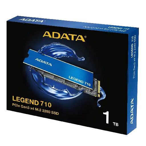 [4711085937841]  SSD ADATA LEGEND 710 1TB M.2 2280 1800MB/2400MB ALEG-710-1TCS 11M DE GARANTIA 