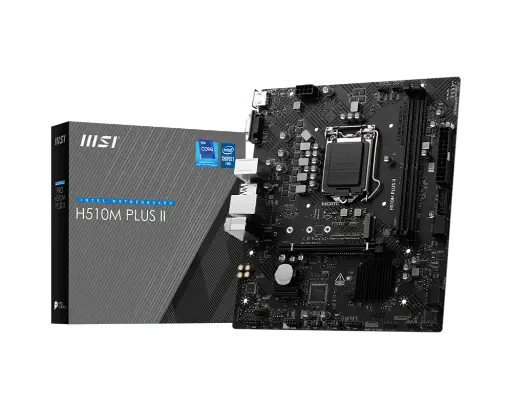 [824142437315] MOTHER INTEL H510M II MSI PLUS LGA1200 2XDDR4 64GB M-ATX 1AÑO DE GARANTIA