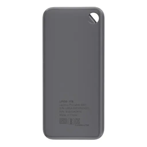 [887184021713] SSD EXTERNO LENOVO LP100 1TB USB 3.2 USB-C 455MB/S GRIS 5SD1Q27712 11M DE GARANTIA