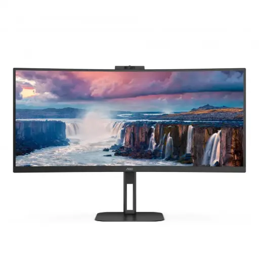 [685417134281] MONITOR 34 AOC CU34V5CW/BK 1MS 100HZ WQHD VA CURVO FREESYNC GARANTIA CON FABRICANTE