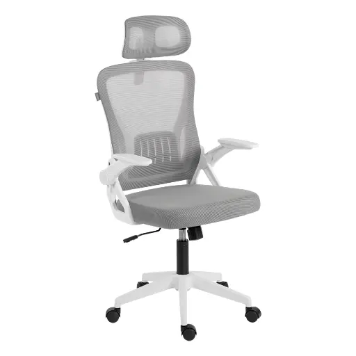 [7506215943369] SILLA ACTECK FLUX LITE EC313HR MALLA ERGONOMICA BLANCA AC-943369 6M DE GARANTIA