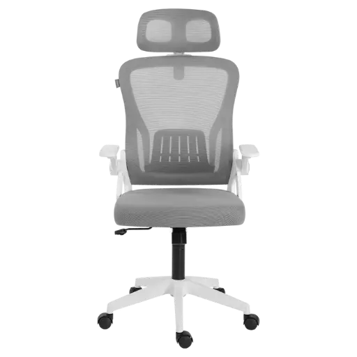 [7506215943369] SILLA ACTECK FLUX LITE EC313HR MALLA ERGONOMICA BLANCA AC-943369 6M DE GARANTIA