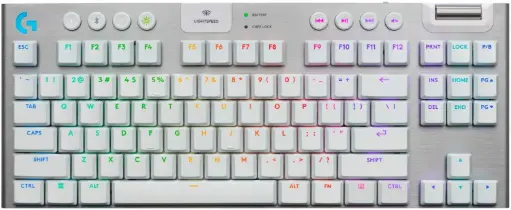 [097855194879] TECLADO LOGITECH G915 X LIGHTSPEED RGB BLANCO BLUETOOTH 920-012732 11M DE GARANTIA 