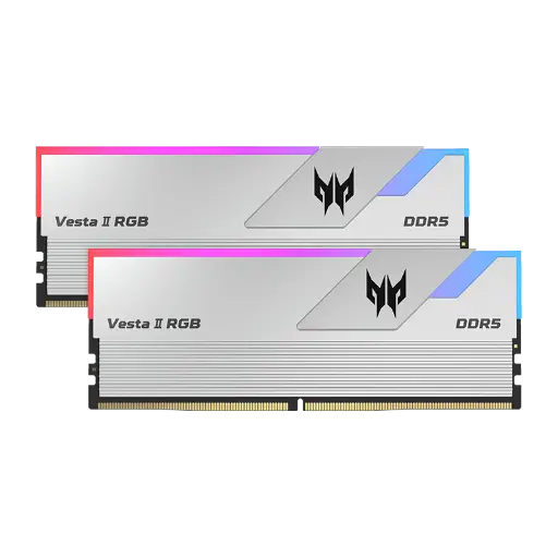 [887184017426] RAM ACER PREDATOR VESTA II DDR5 64GB 2X32 6400MH RGB PLATA BL.9BWWR.365 12M DE GARANTIA