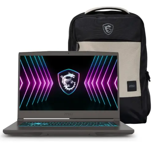 [824142438961] LAPTOP MSI THIN CORE 7 240H 512GB SSD 16GB DDR4 RTX 4050 15.6 FHD W11H GRIS INC/MOCHILA THIN 15 B2RVE-3259MX GARANTIA CON FABRICANTE