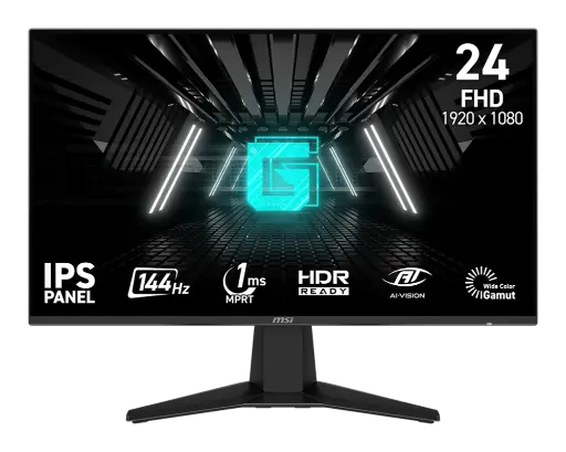 [824142394687] MONITOR 24 MSI G242L E14 1MS 144HZ FULL HD IPS ANTI-GLARE FREESYNC 12M DE GARANTIA