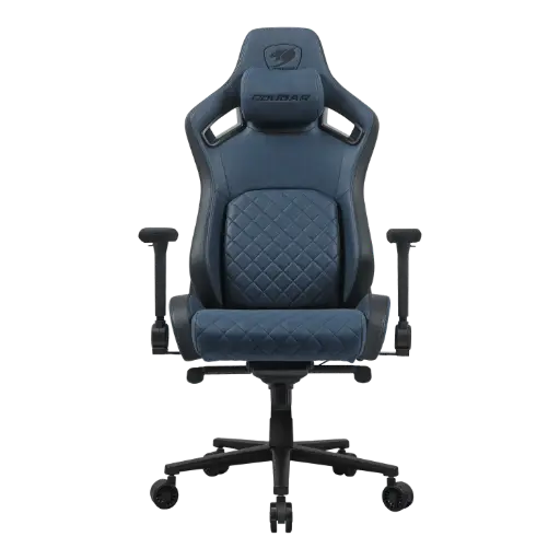 [192554009346] SILLA COUGAR DEFENSOR S NAVY BLUE F SOPORTA 150KG 3MDSFBUB.0001 11M DE GARANTIA