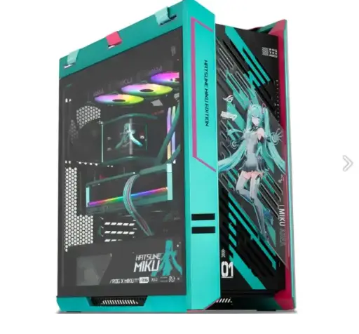 [662987044707] PC GAMER GRIZZLY MIKU EDITION AMD RYZEN 9 9900X3D 5.5GHZ RTX5080 128GB NVME 4TB WIFI BT PG-AMD086 12M DE GARANTIA 