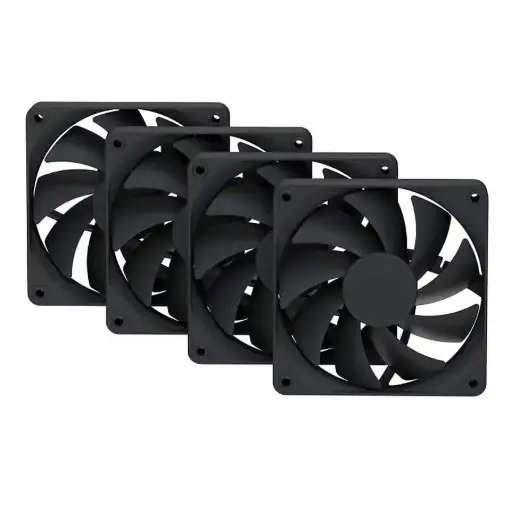 [848604052328] VENTILADOR HYTE FA12 KIT 4X1 120MM PITCH BLACK NEGRO FAN-HYTE-FA12-BB-4 12M DE GARANTIA