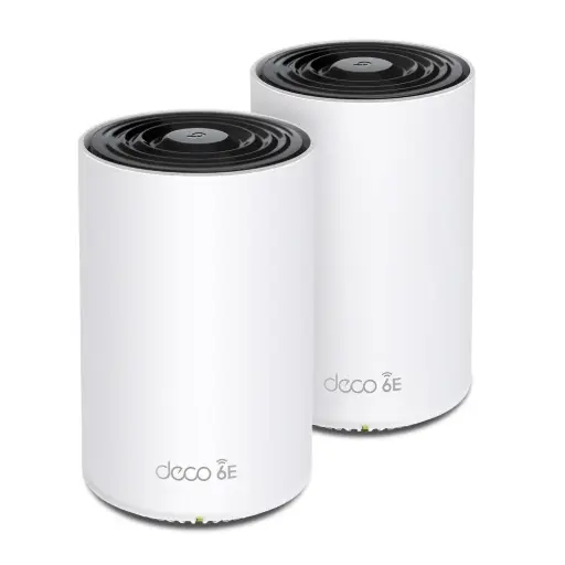 [840030707131] ROUTER TPLINK MESH DECO XE75 2 PACK TRIPLE BANDA WI-FI 6E AXE5400 12M DE GARANTIA