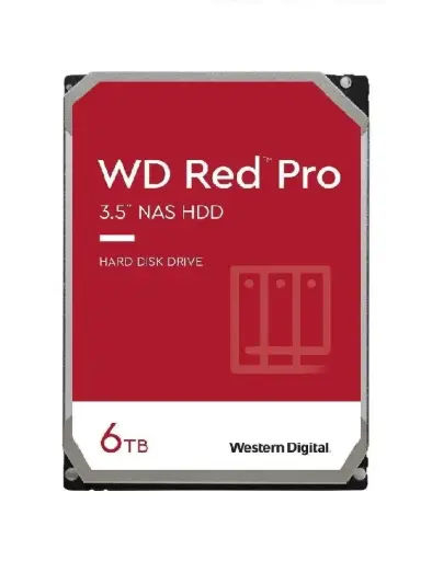 [662987044721] DD WD 6TB 3.5 RED PRO SATA III WD6005FFBX 11M DE GARANTIA
