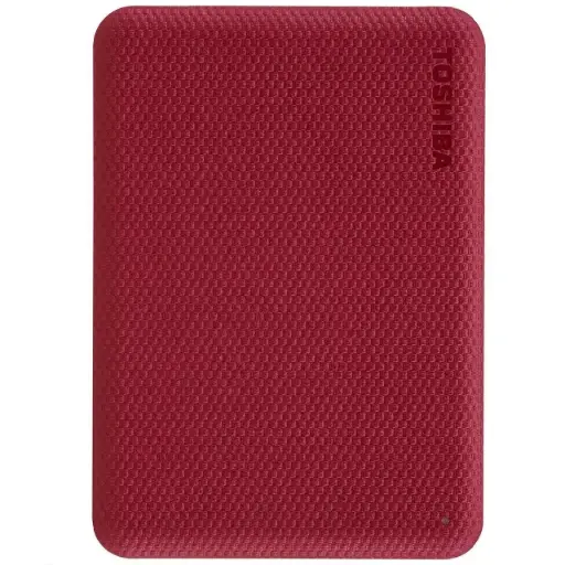 [723844000745] DD EXTERNO TOSHIBA 2TB USB 3.0 HDTCA20XR3AA CANVIO ADVANCE NEW V10 ROJO 11M DE GARANTIA