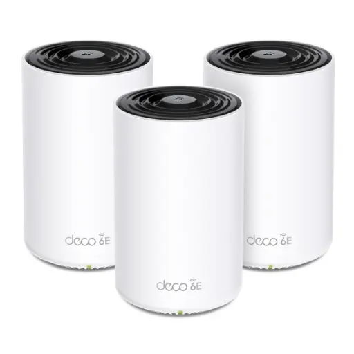 [840030704994] ROUTER TPLINK MESH DECO XE75 3 PACK TRIPLE BANDA WIFI 6E AXE5400 12M DE GARANTIA
